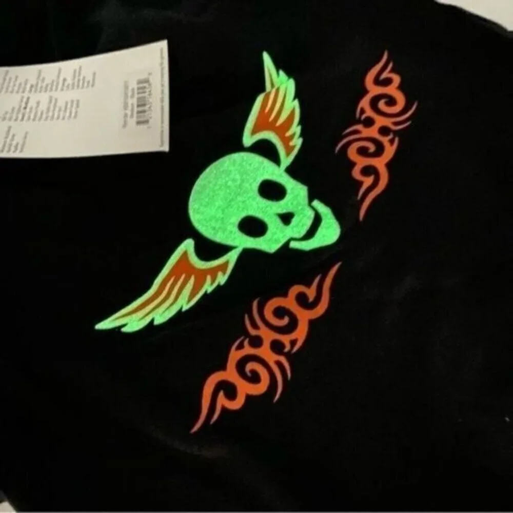 Casual Canine Ruff-N-Tuff Biker Skull Dog Shirt Size Large NEW